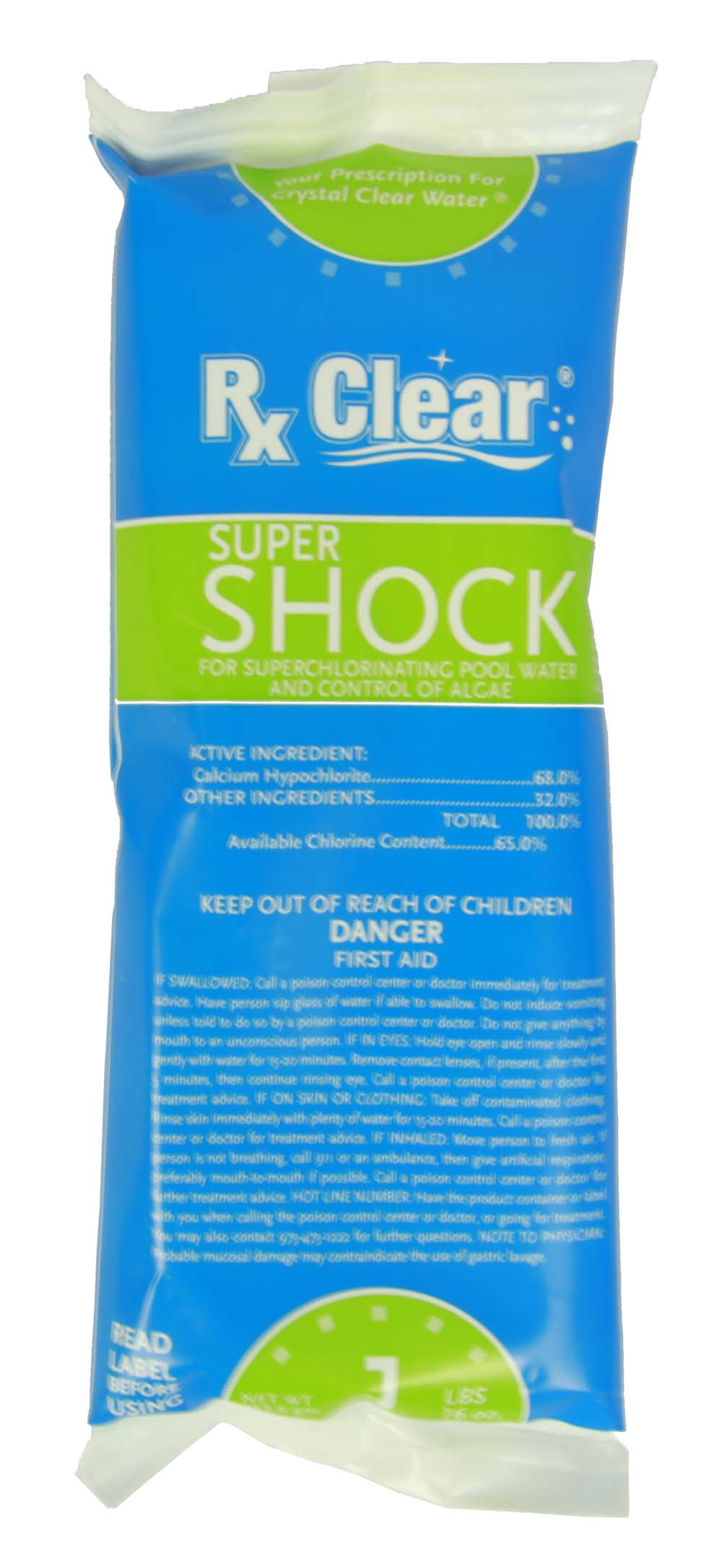 Rx ClearÂ® Super Shock Swimming Pool Chlorine Shock - Box of 12 - PoolSupplies.com