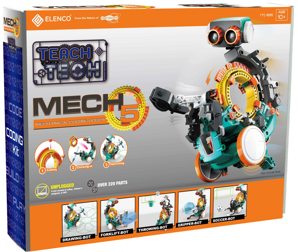 Mech-5 Mechanical Coding <BR> Robot Kit