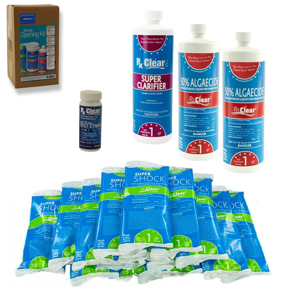 Swimming Pool Chemicals In Bundle