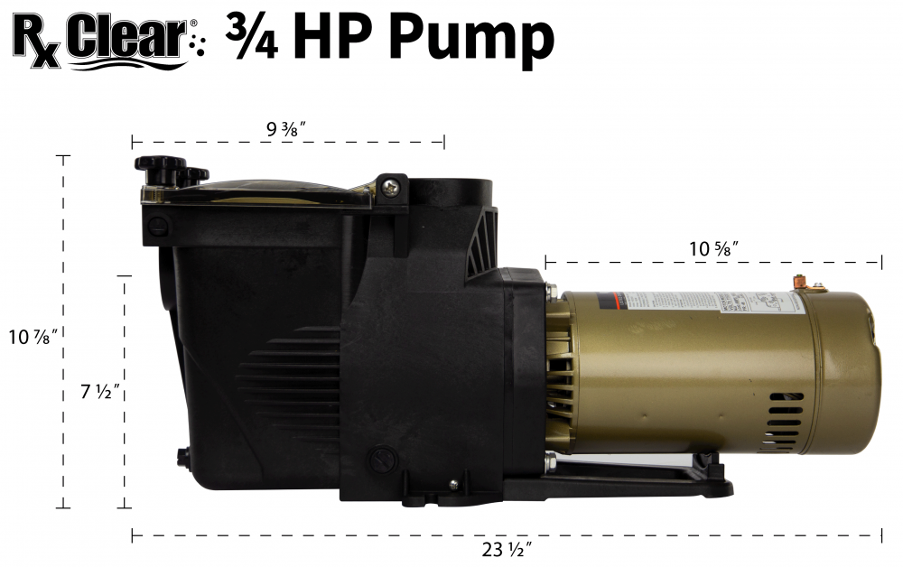 Rx Clear&reg; Ultimate Niagara Inground Pump - 48 Frame (Various HP)