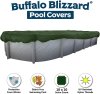 Buffalo Blizzard&reg; Supreme Plus Winter Cover with Cover Clips - Oval Pools