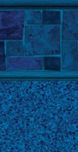 GLI Pool Products Inground Pool Liner: Courtstone Blue