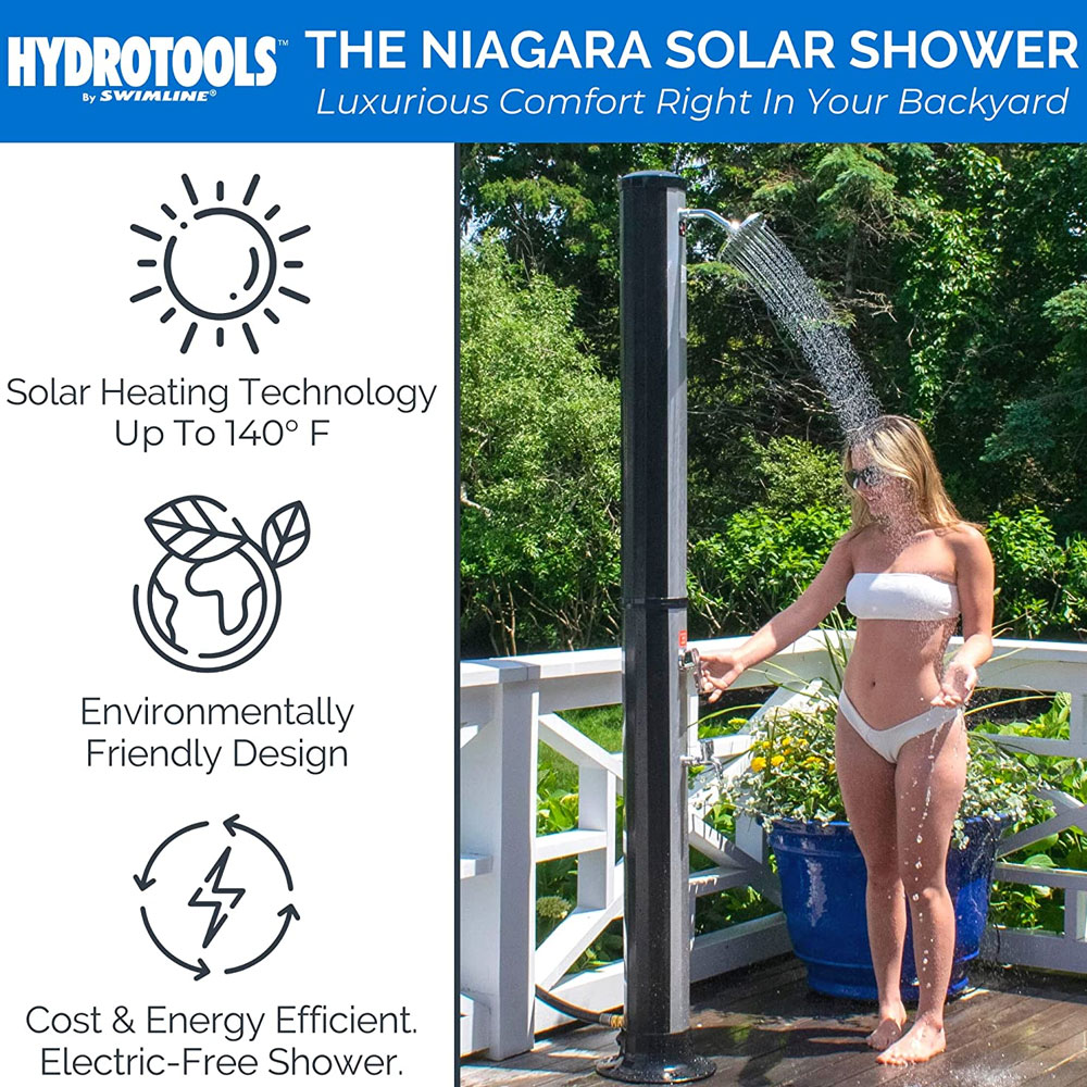 HydroTools&trade; by Swimline&reg; 7' Outdoor Niagara Solar Shower