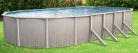 Lake Effect® Impressions 15' x 30' Oval Above Ground Pool Kit