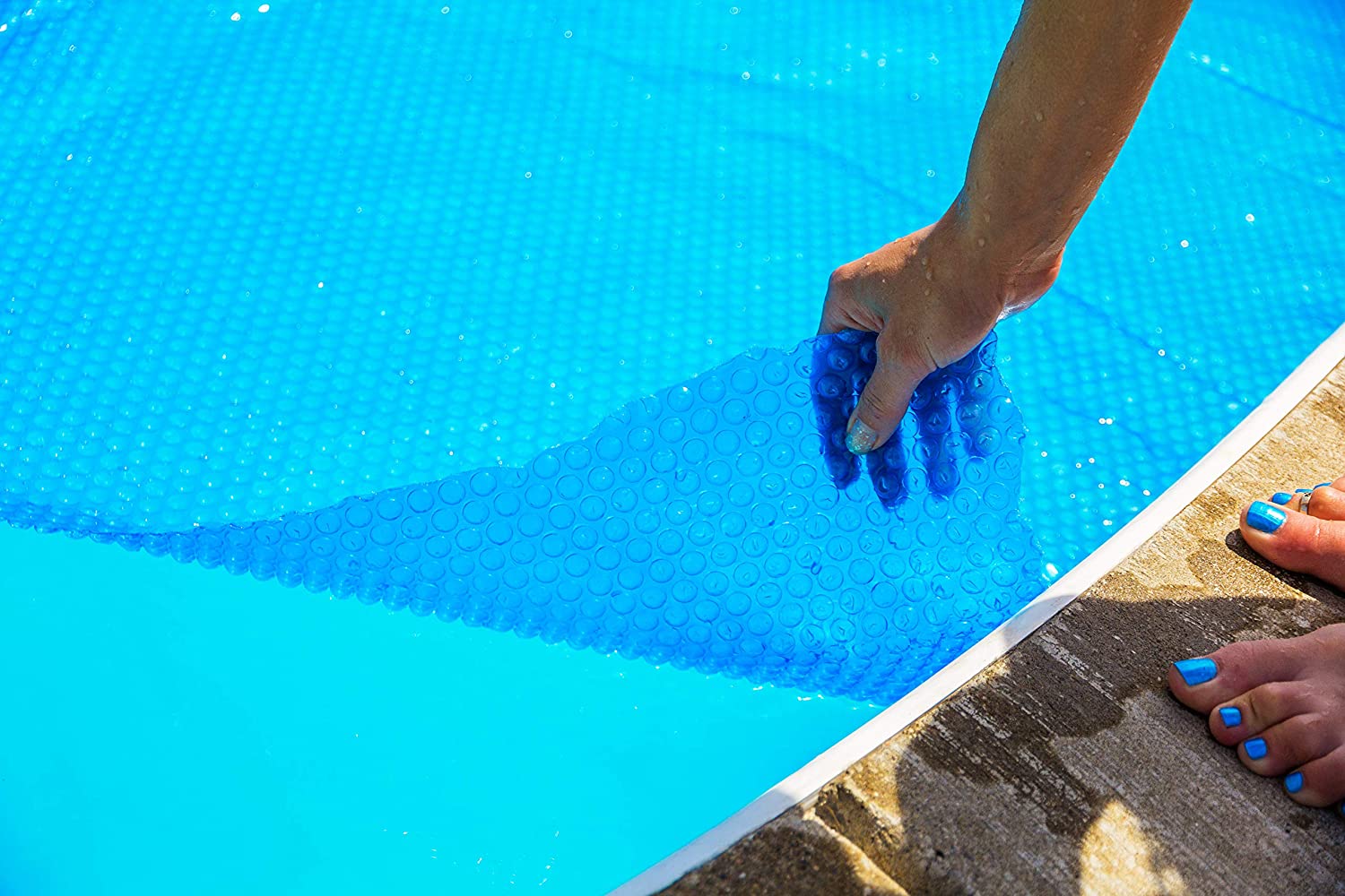 Blue Pool Solar Cover