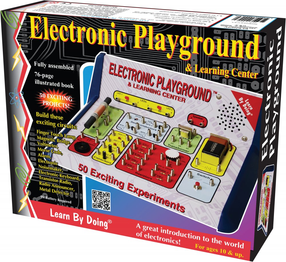 Electronic Playground Learning Center 50 in 1 Experiments Kids STEM Toy Gift New 