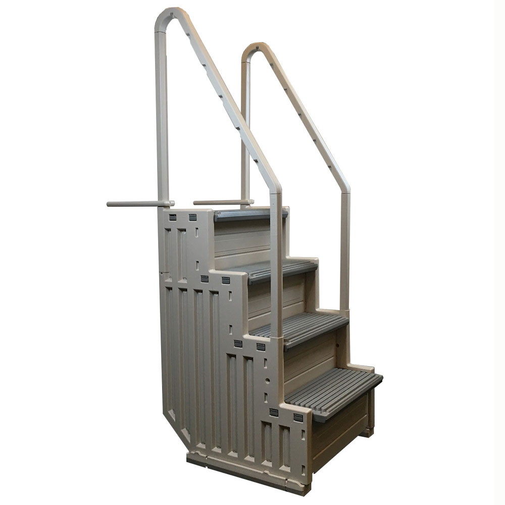 Confer Resin Above Ground In Pool Steps and Ladder - Various Options