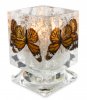 Candle Holder w/4 Tiger Butterflies