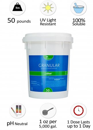 Rx Clear&reg; Granular Chlorine (Various Amounts)