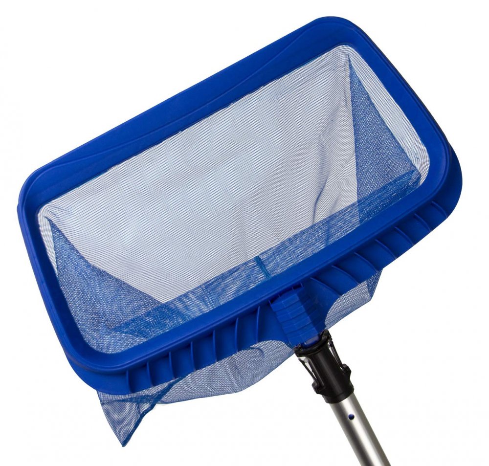 Aqua Select® Heavy Duty Plastic Deep Bag Leaf Rake - Blue