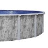 Wilbar® Ponderosa 21' Round Above Ground Pool Close Up Of Pool Wall