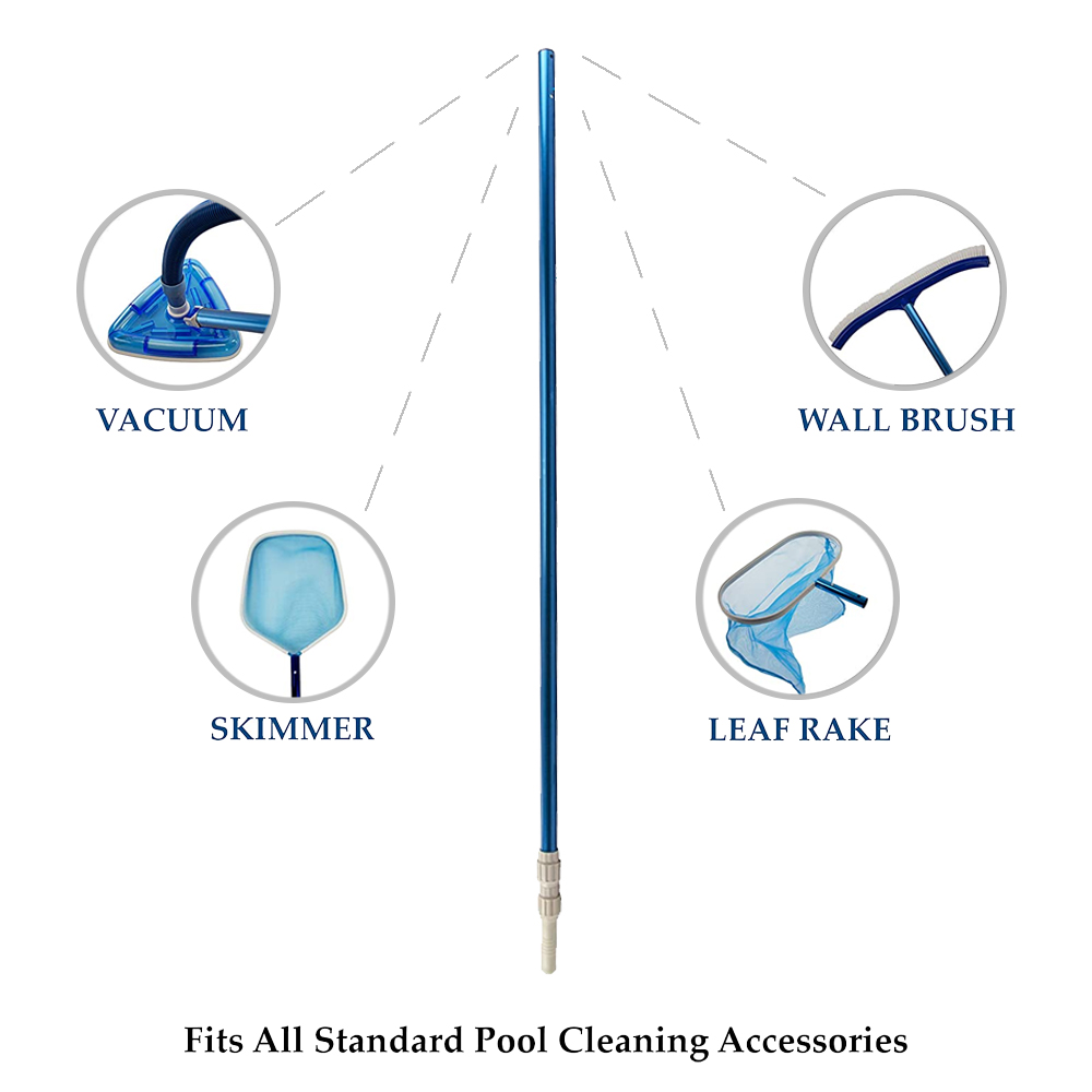 Aqua Select® Telescopic Vacuum Pole Infographic