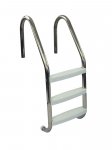 Aqua Select® Inground Stainless Steel 3-Step Ladder - Plastic Steps