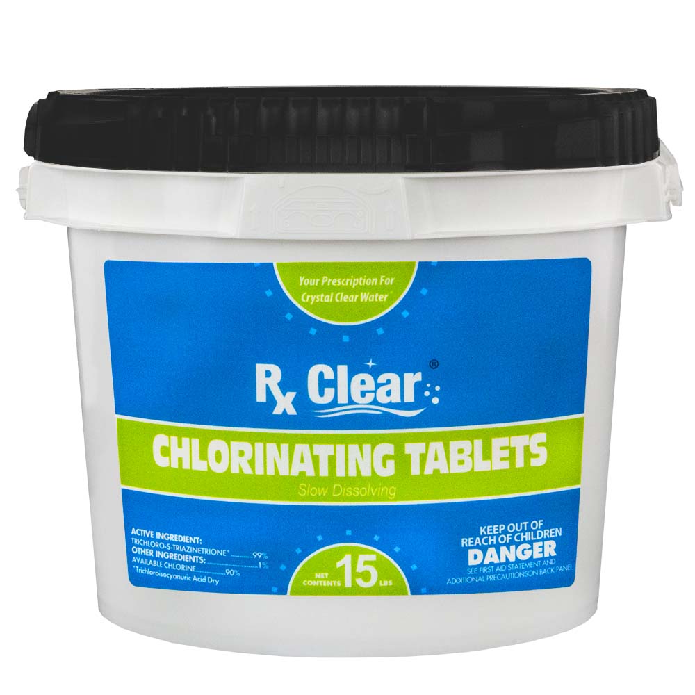 Rx Clear&reg; 1" Stabilized Chlorine Tablets (Various Amounts)