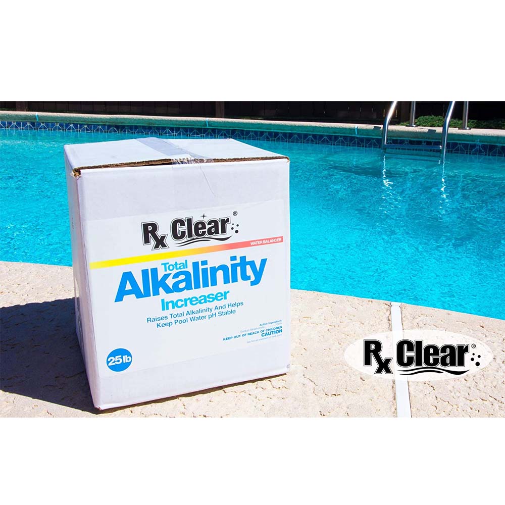 Rx Clear® Swimming Pool Alkalinity Increaser - Poolside