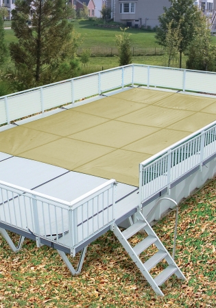 YardGuard™ Tan Above Ground Safety Cover
