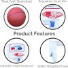 Swimline® Cool Jam Pro Basketball Net and Backboard