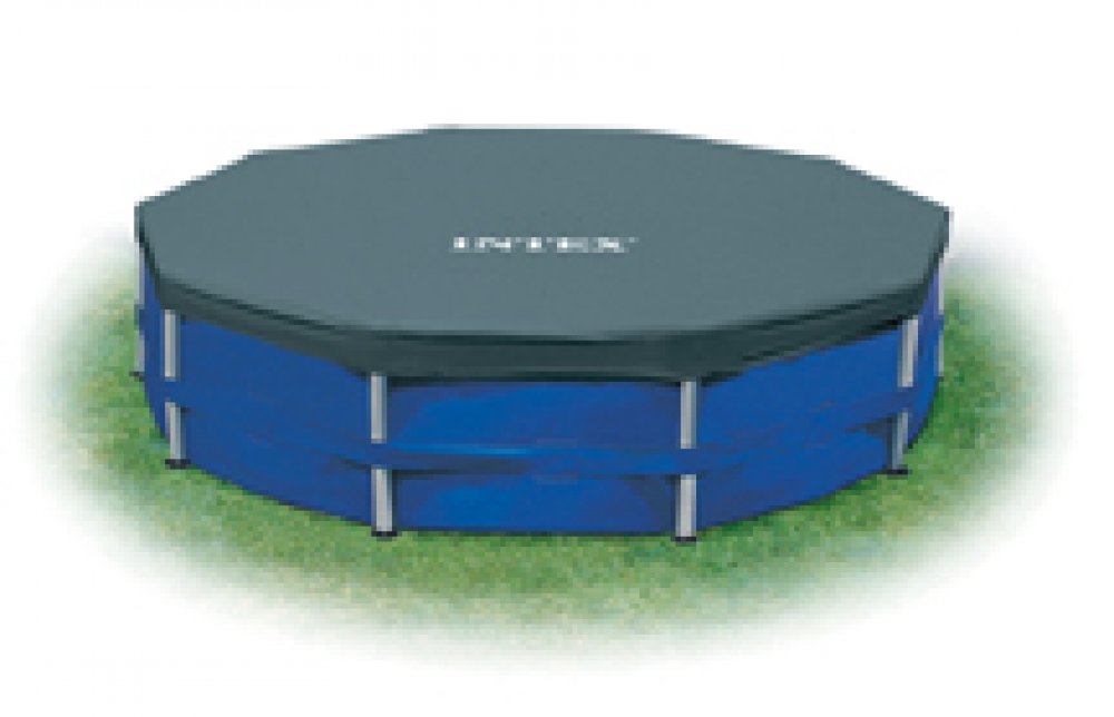 Blue Intex Swimming Pool With Cover