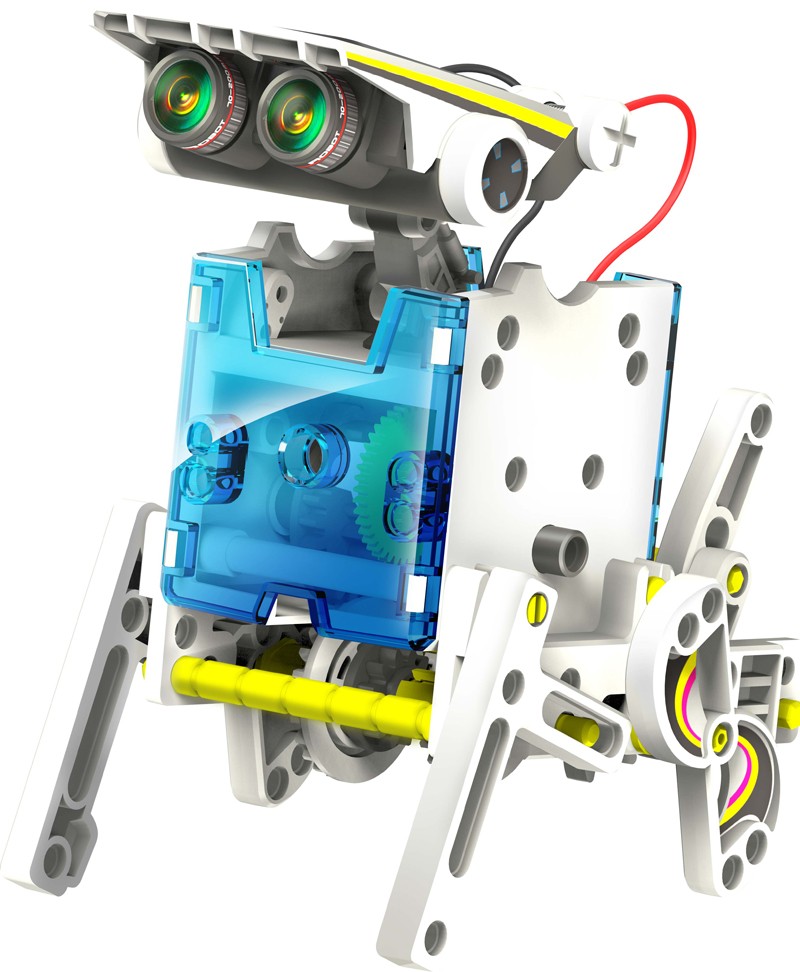 NUOVO gratis P&P 14 in 1 Educational Solar Robot Kit fai da te Multi Set per bambini 