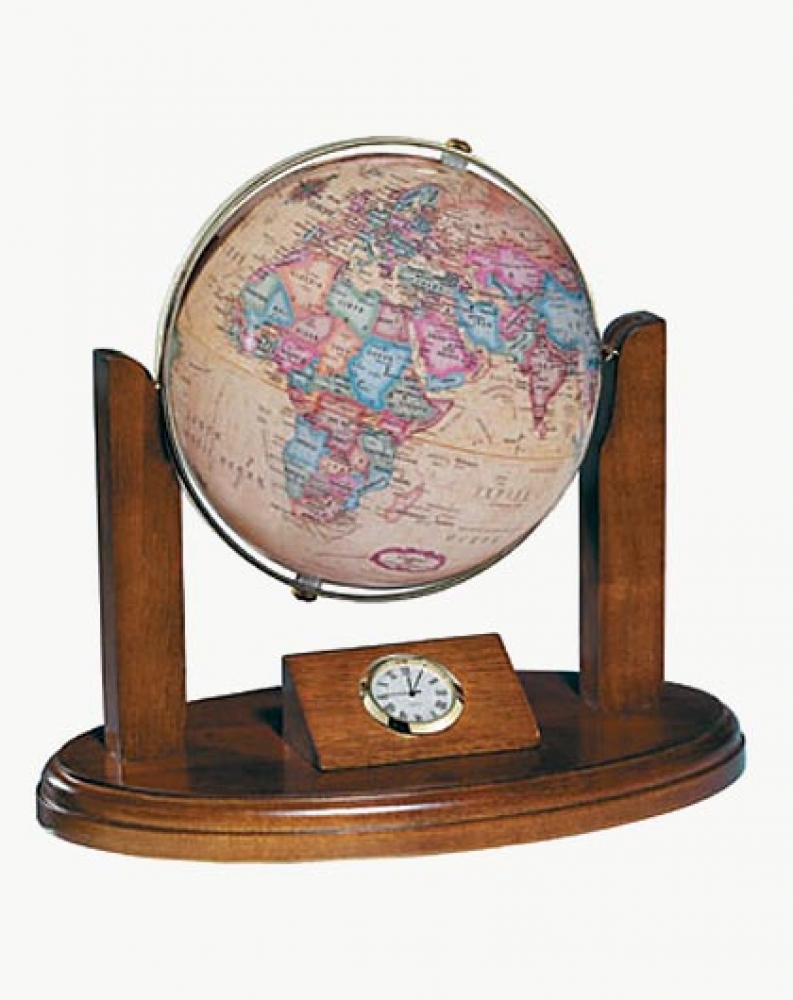 Executive Clock Globe