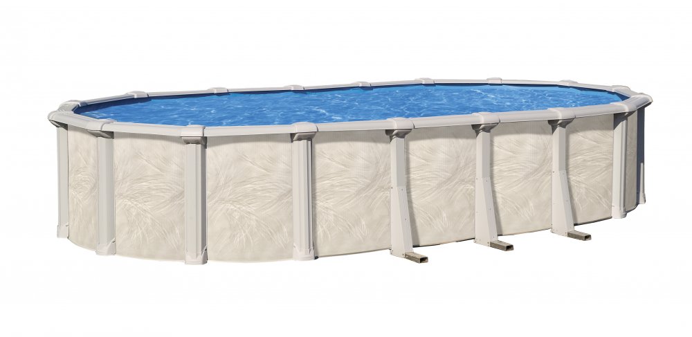 Fallston by Lake Effect Pools® Oval Above Ground Pool Kit
