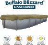 Buffalo Blizzard&reg; Supreme Plus Winter Cover w/ Cover Clips - Oval Pools