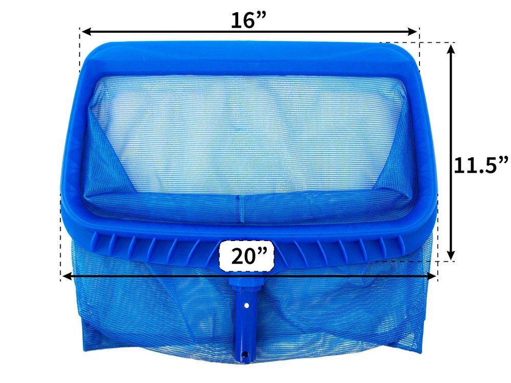 Aqua Select® Heavy Duty Plastic Deep Bag Leaf Rake Measurements
