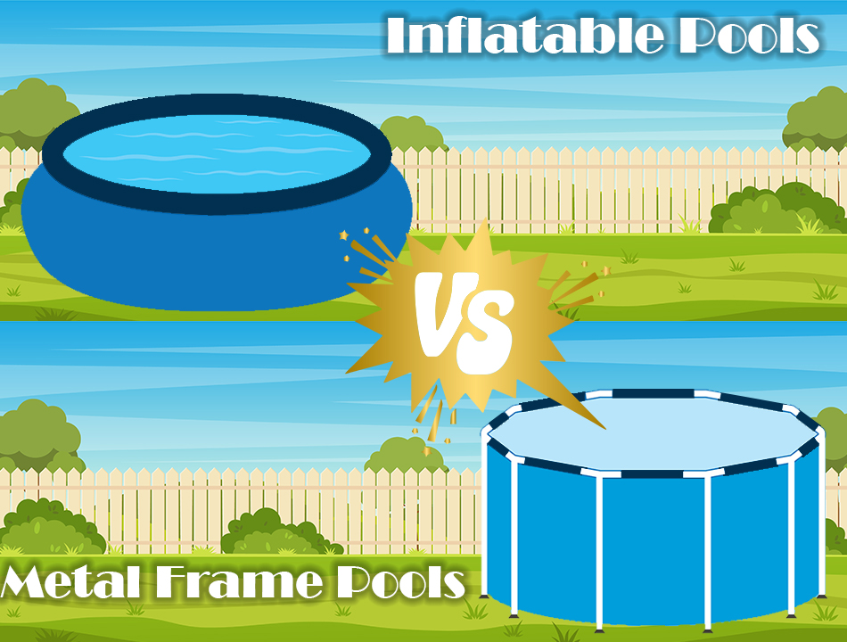 Inflatable Pools vs. Metal Frame Portable Pools
