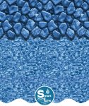 SmartLine® 12' x 20' Rectangular Boulder Swirl Replacement Liner for use with Fanta-Sea™ Pools - 4' Flat Bottom, 25 Gauge