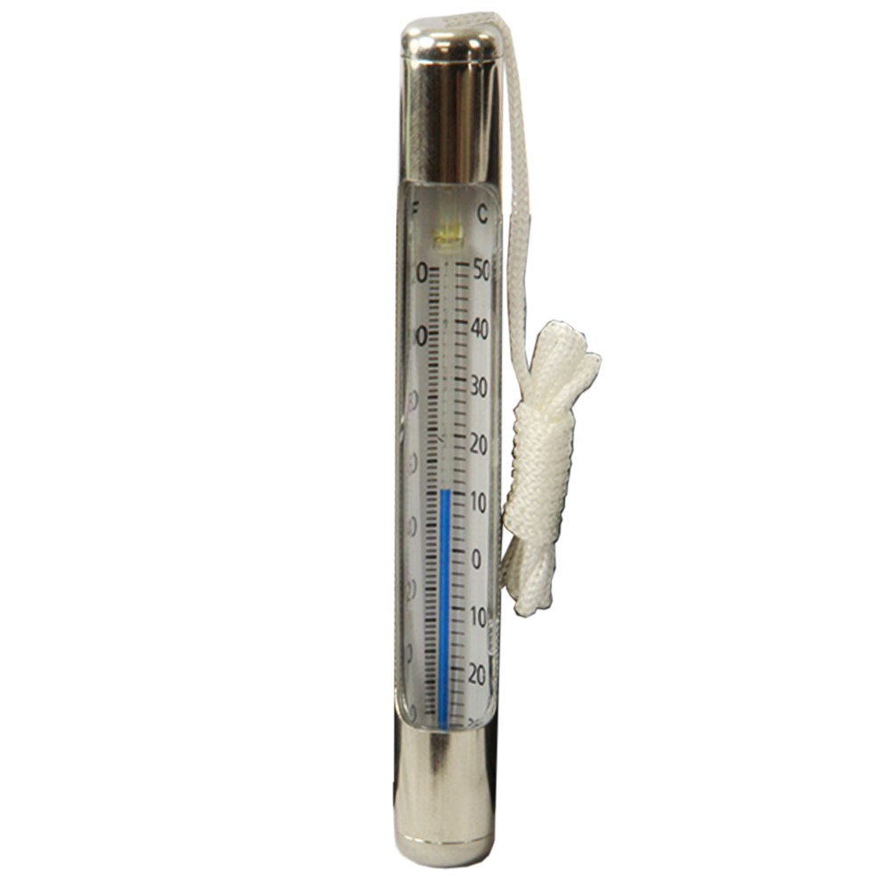 Aqua Select® Chrome Tube Thermometer