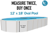 SmartLine® Oval Tidal Surge Unibead 25 Gauge 54" Height