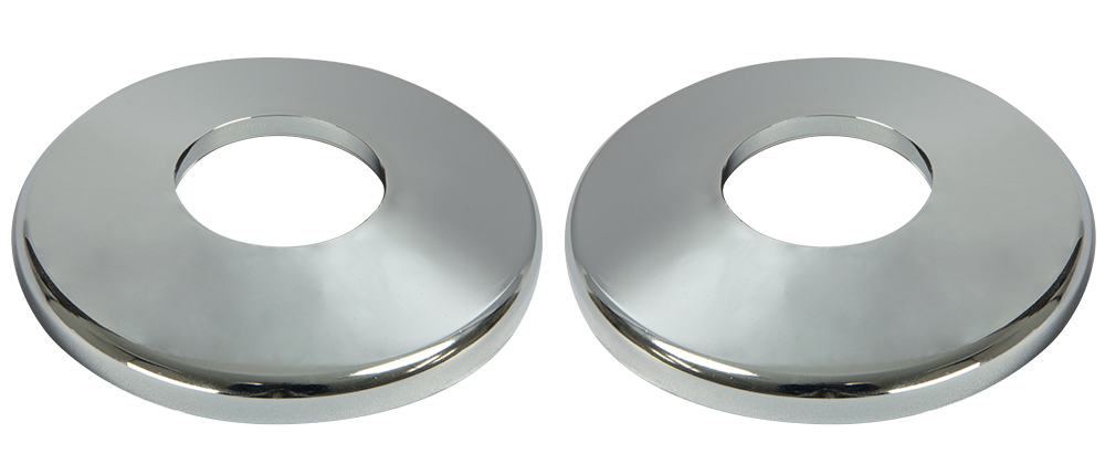 Aqua Select® Escutcheon Plate for 1.9" Handrails - Chrome, 2-pack