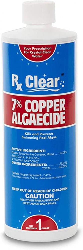 Rx Clear&reg; 7&#37; Copper Algaecide (Various Quantities)