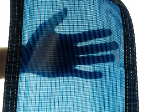 Close Up Of Blue GLI™ Secur-A-Pool® Safety Cover