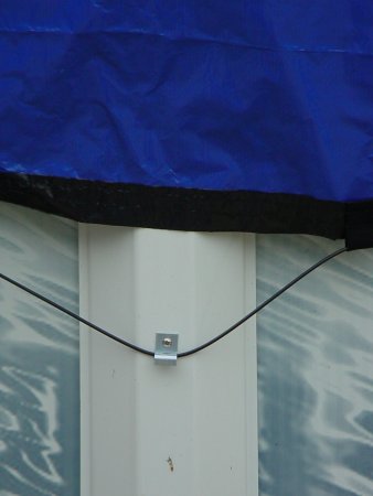 Yard Guard&trade; Skirted Blue/Black Winter Cover - Round Pools