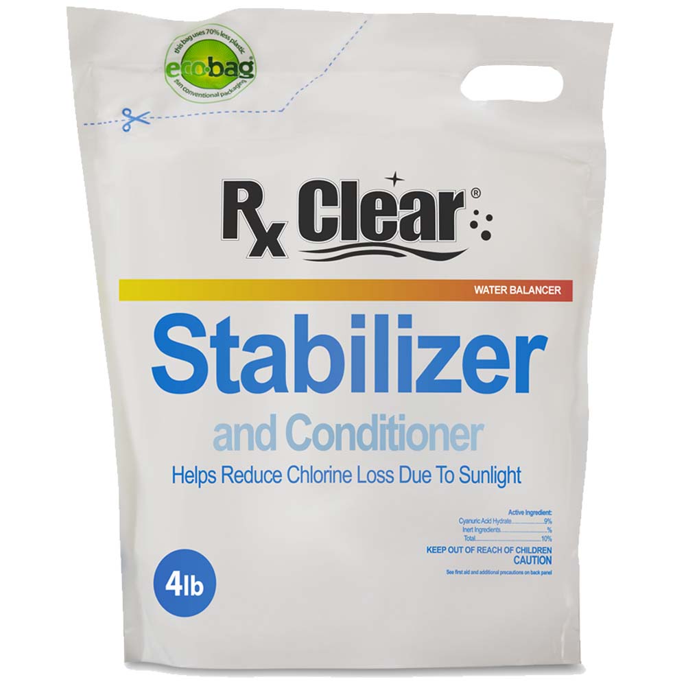 Rx Clear® Swimming Pool Stabilizer/Conditioner - 4 lb. Bag