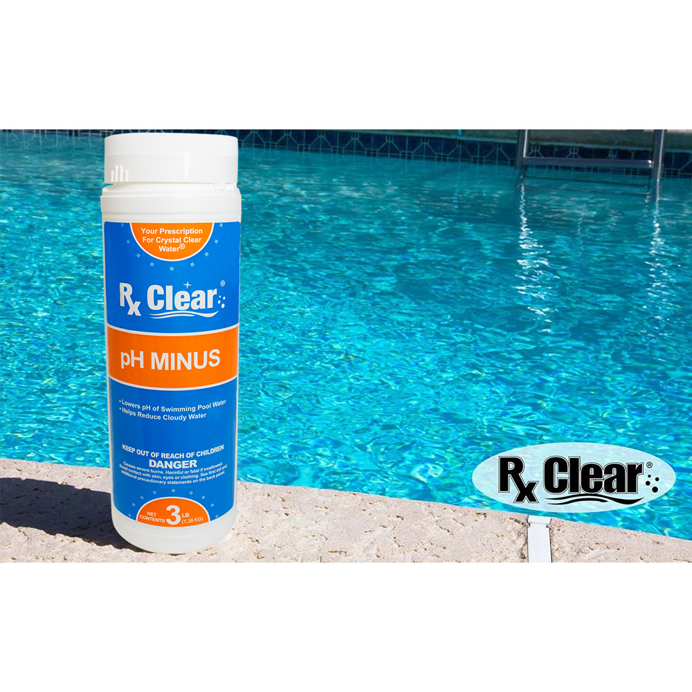 Rx Clear&reg; Swimming Pool pH Minus (Various Quantities)