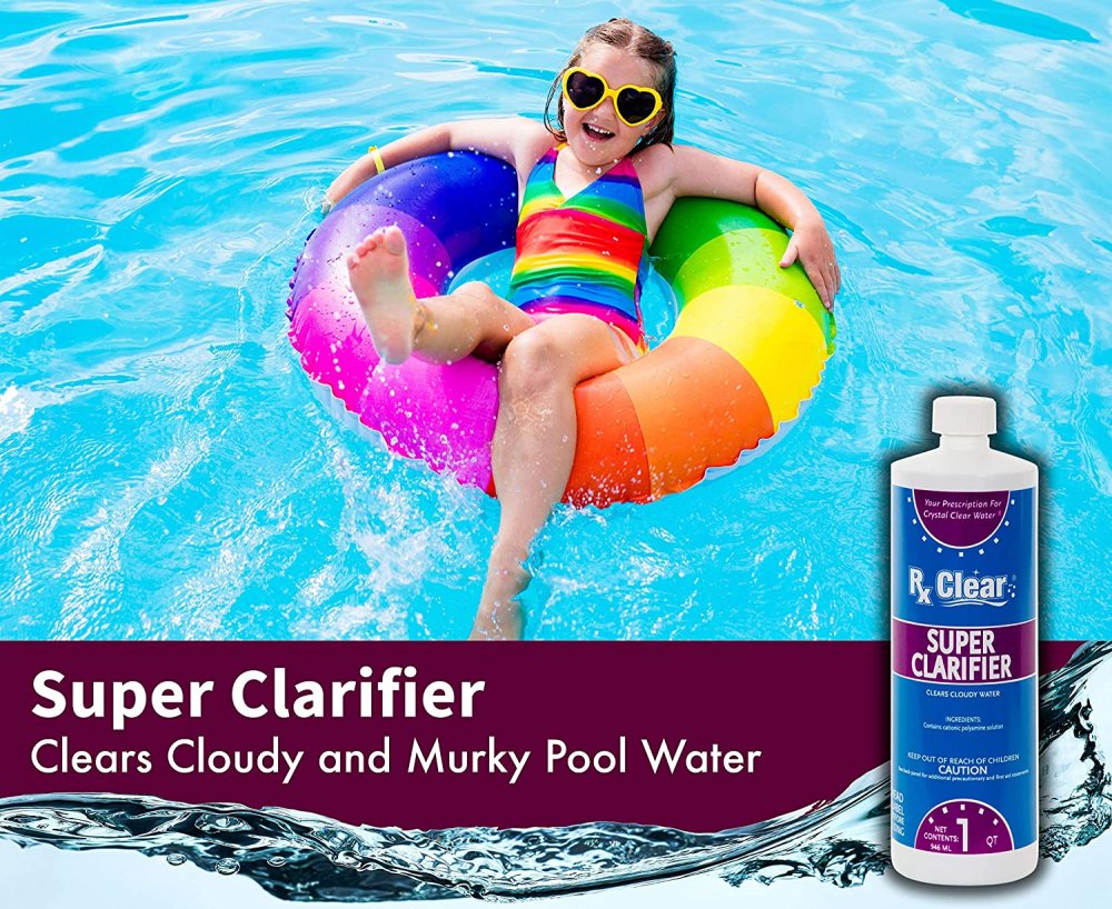 Girl On Float In Swimming Pool - Super Clarifier