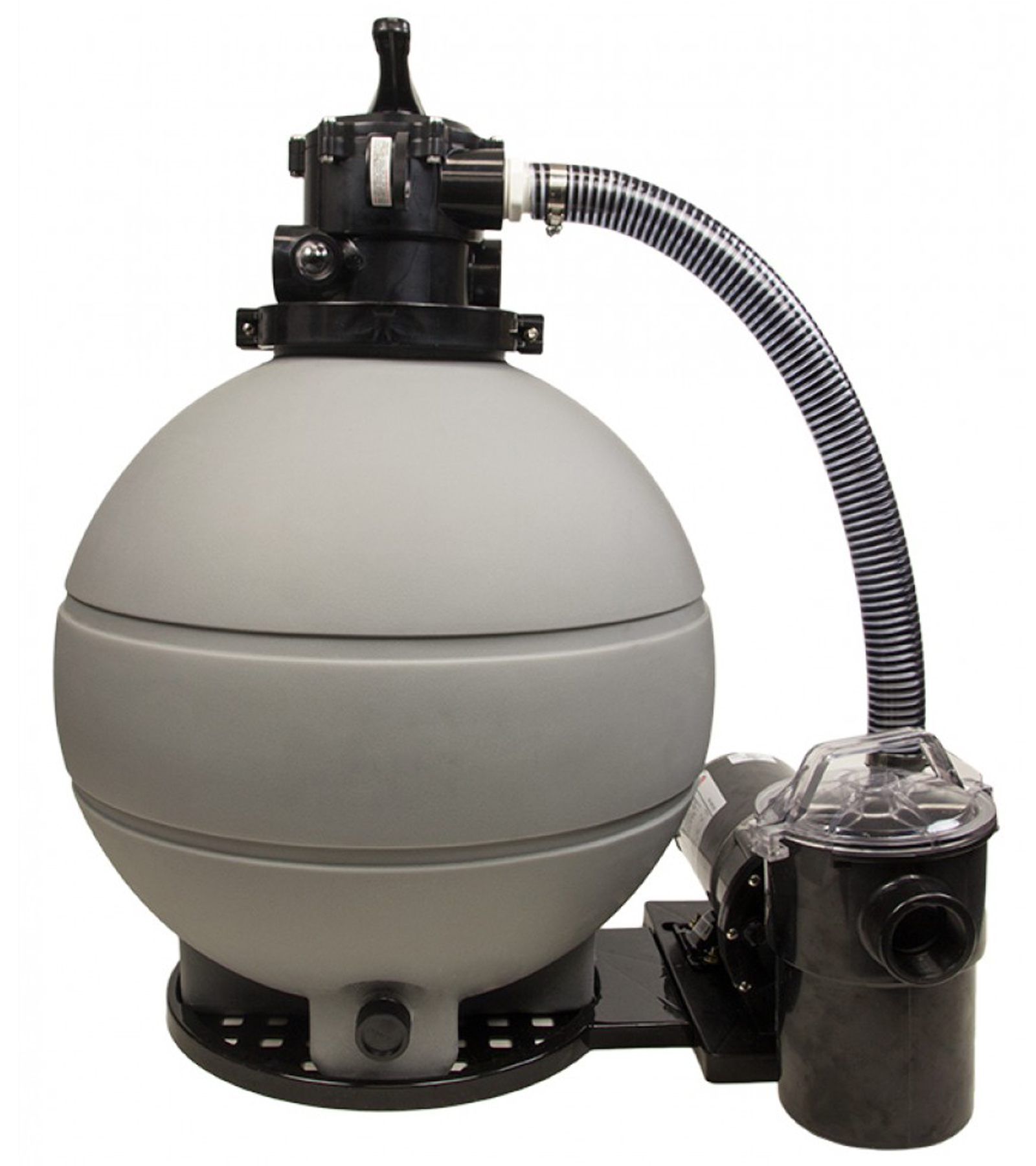 22 Above Ground Pool Sand Filter System With 1 Hp Pump 200 Lb Sand Capacity Ebay