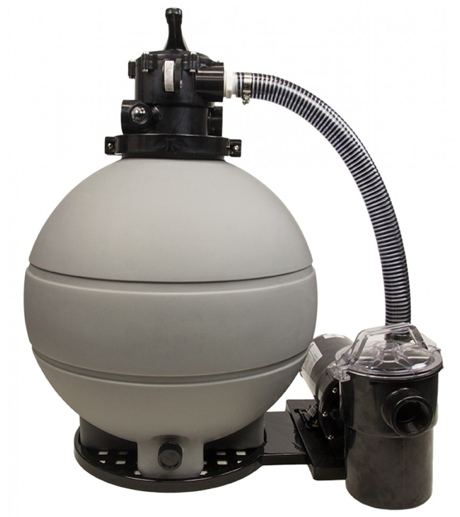 22 Above Ground Pool Sand Filter System With 1 HP Pump 200 Lb Sand 