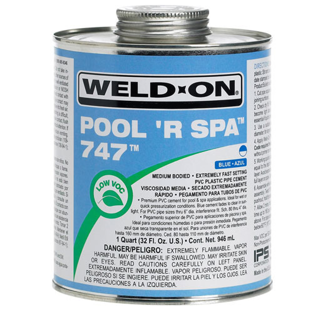 Weld-On&reg; 747&trade; Pool R Spa&trade;  - PVC Pipe Cement