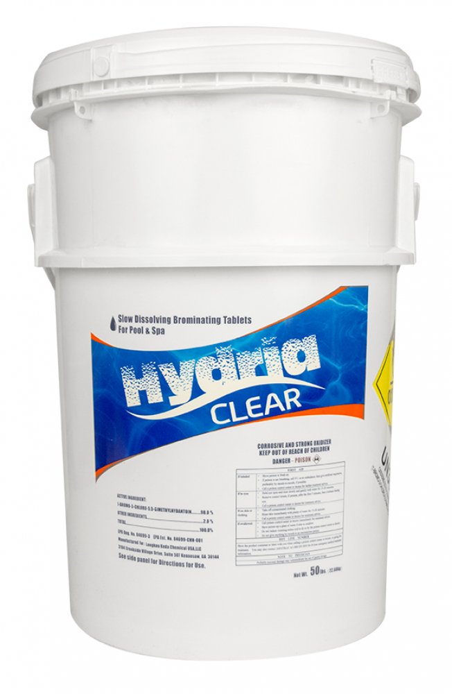 Hydria Clear 1" Bromine Tabs (Various Amounts)