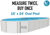 SmartLine® Oval Coastal Rock Overlap Liner 25 Gauge 48/52" H (Various Sizes)