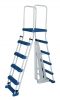 Aqua Select® A-Frame Ladder with Removable Steps for Above Ground Pools (Various Heights)