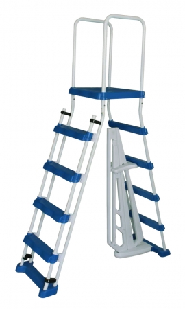 Aqua Select® A-Frame Ladder with Removable Steps for Above Ground Pools (Various Heights)