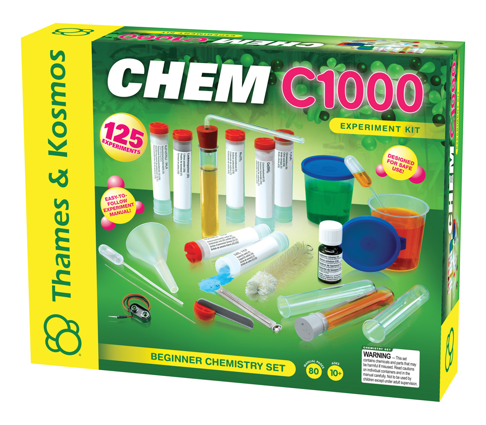 Thames & Kosmos 640118 CHEM C1000 Beginner Chemistry Set 