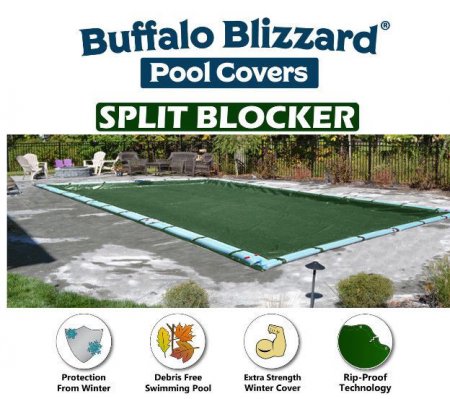 Buffalo Blizzard SPLIT BLOCKER Rectangle Swimming Pool Winter Covers