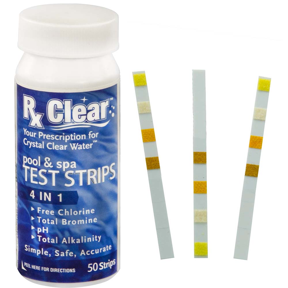 Rx Clear&reg; 4-in-1 Test Strips - 50 CT