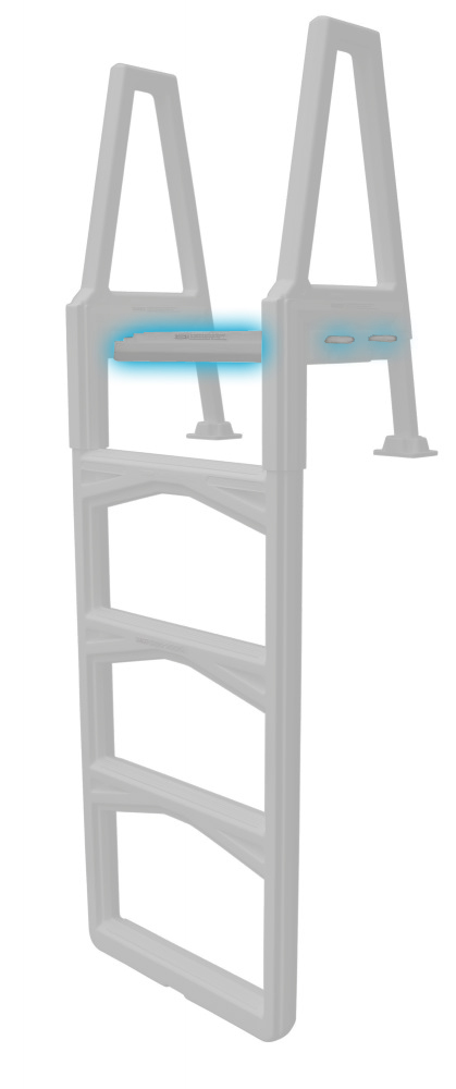 Confer Ladder Platform for the Above Ground Inpool Ladder - Grey