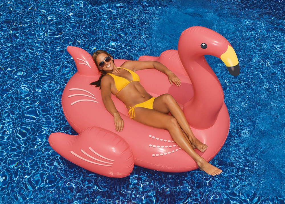 Swimline&reg; Giant Ride-On Flamingo Float